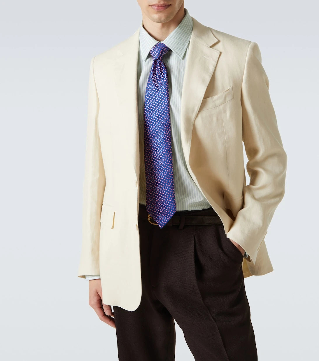 Charvet - Striped cotton poplin shirt