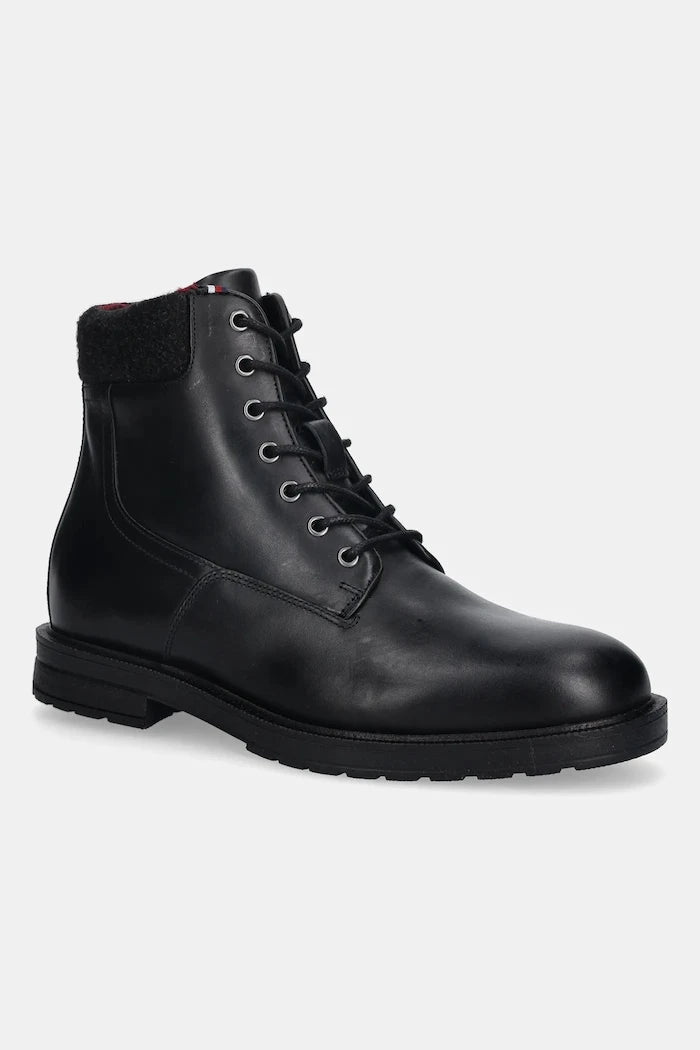 Tommy Hilfiger CLEATED HILFIGER W LTH BOOT Deri Trekking Bot
