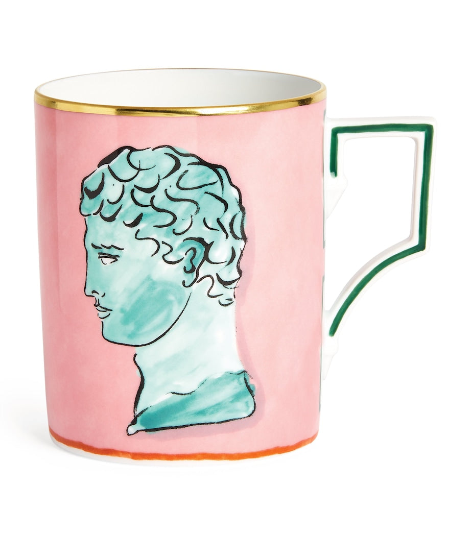 GINORI 1735 Porcelain Il Viaggio di Nettuno Mug