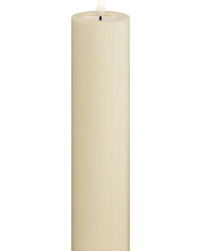 Led свещ Deluxe Homeart Cream Bloklys 5 x 20 cm