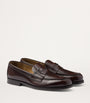 Brushed Leather Loafers