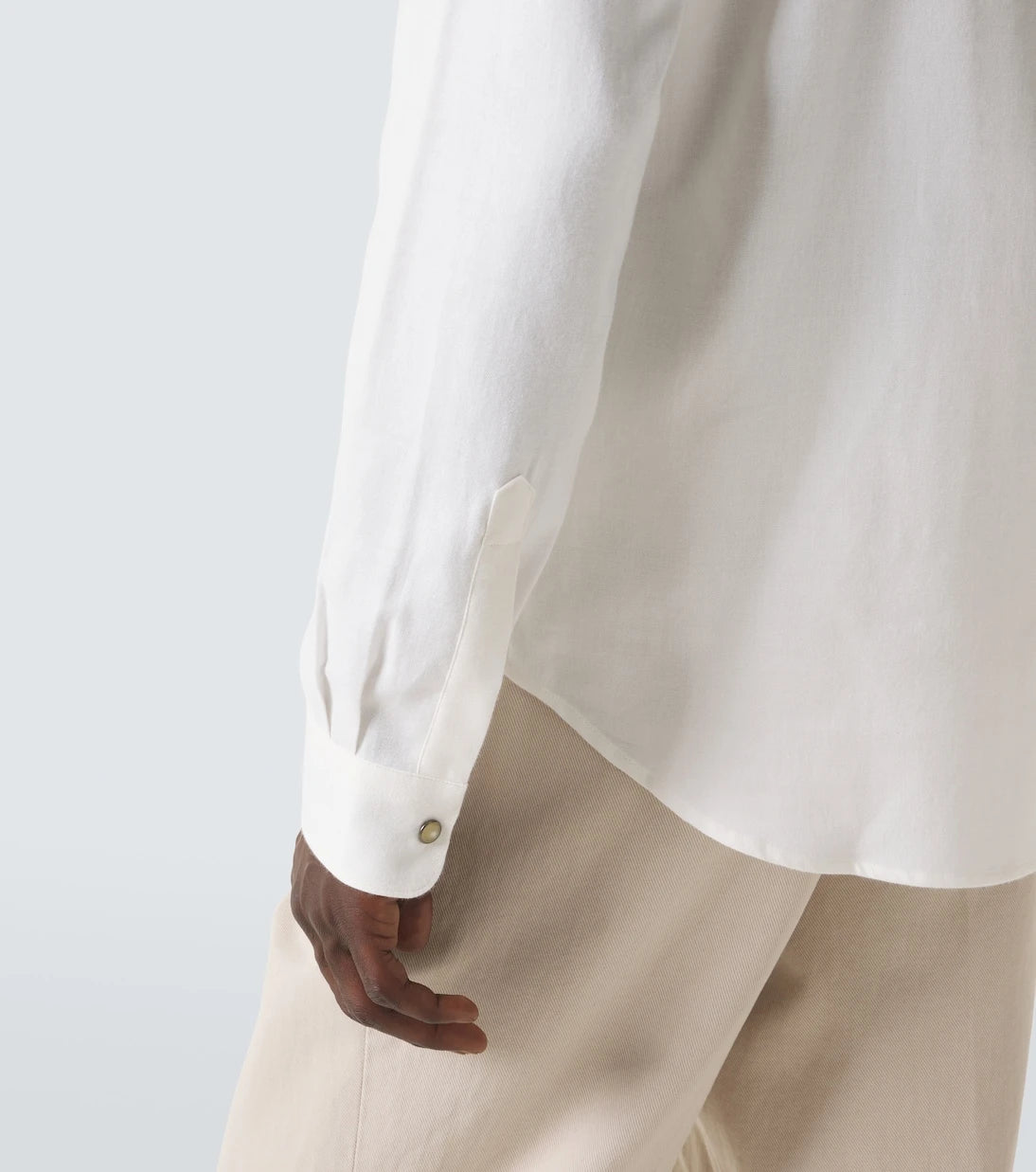Canali - قميص من القطن والكشمير