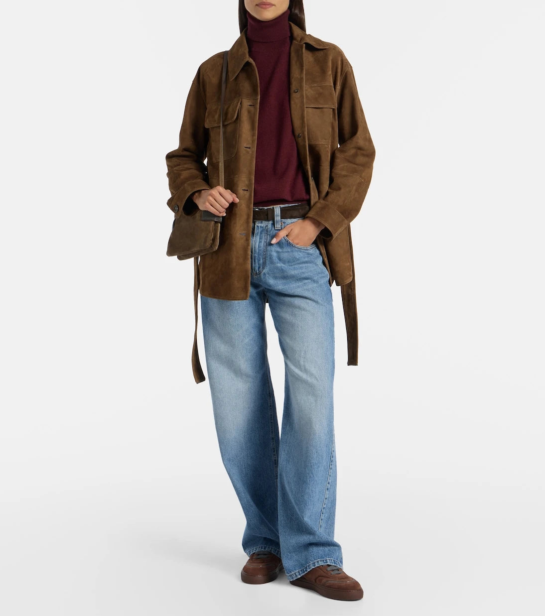 Brunello Cucinelli - Monili suede sneakers