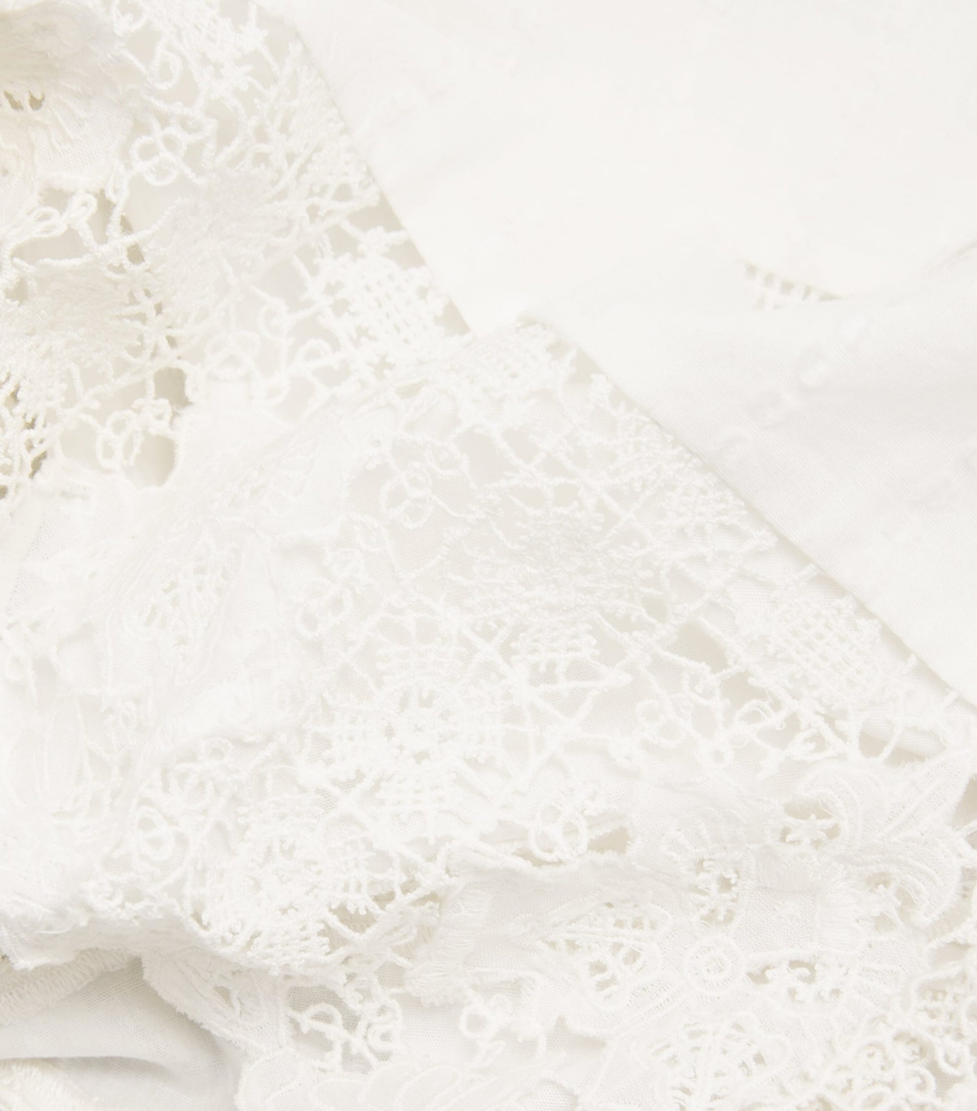 Cotton Lace-Trim Faye Blouse