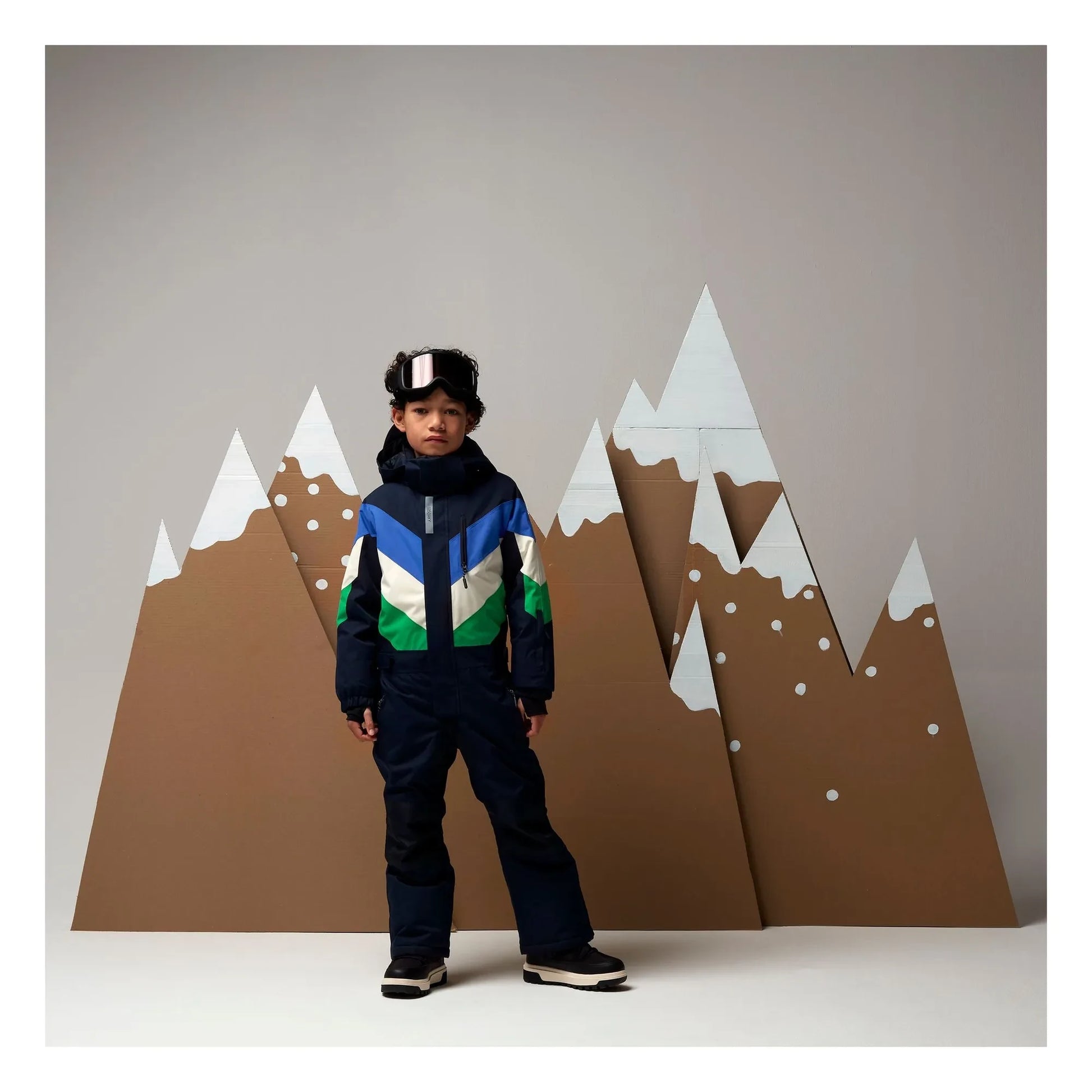 Gosoaky - Lazy Lama Waterproof Ski Suit | Navy blue