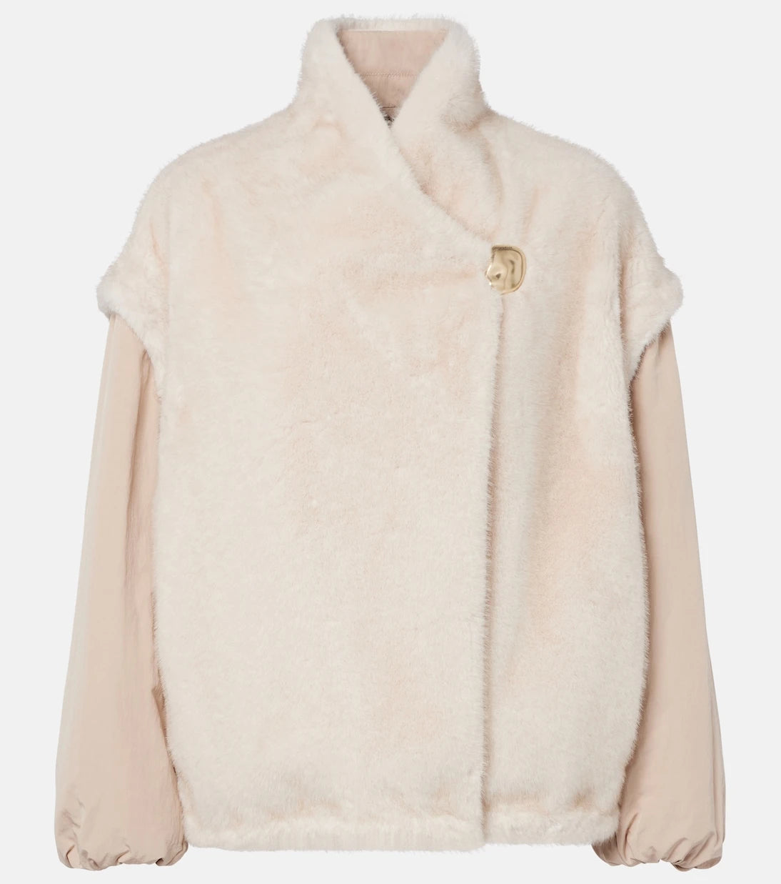 Moncler - Chardonneret fleece down jacket