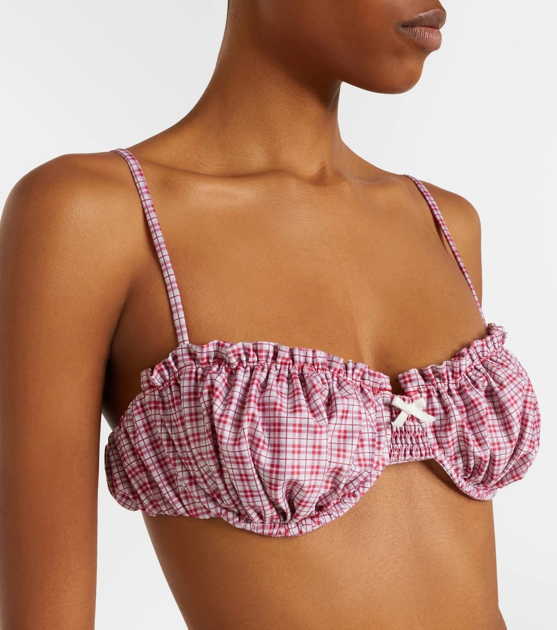Faithfull - Moana checked bikini top
