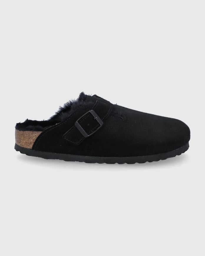 Велурени чехли Birkenstock Boston