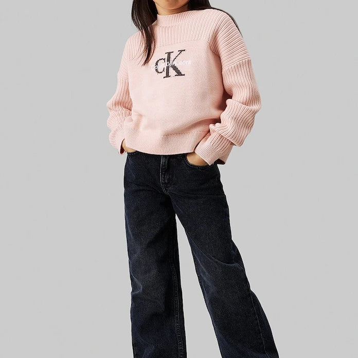 Детски дънки Calvin Klein Jeans HR WIDE