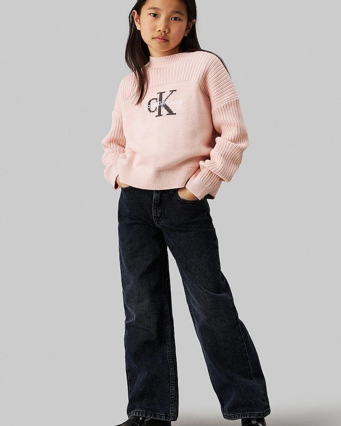 Calvin Klein Jeans HR WIDE Çocuk Kot Pantolon