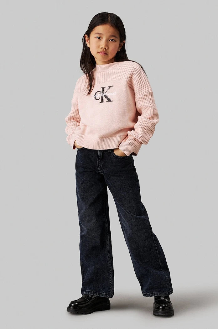 Детски дънки Calvin Klein Jeans HR WIDE
