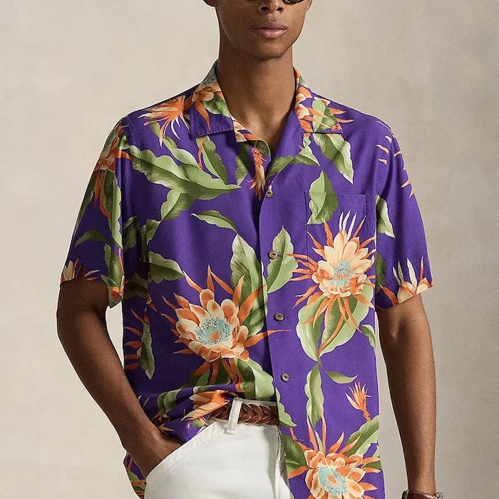 Polo Ralph Lauren риза мъжка с вискоза