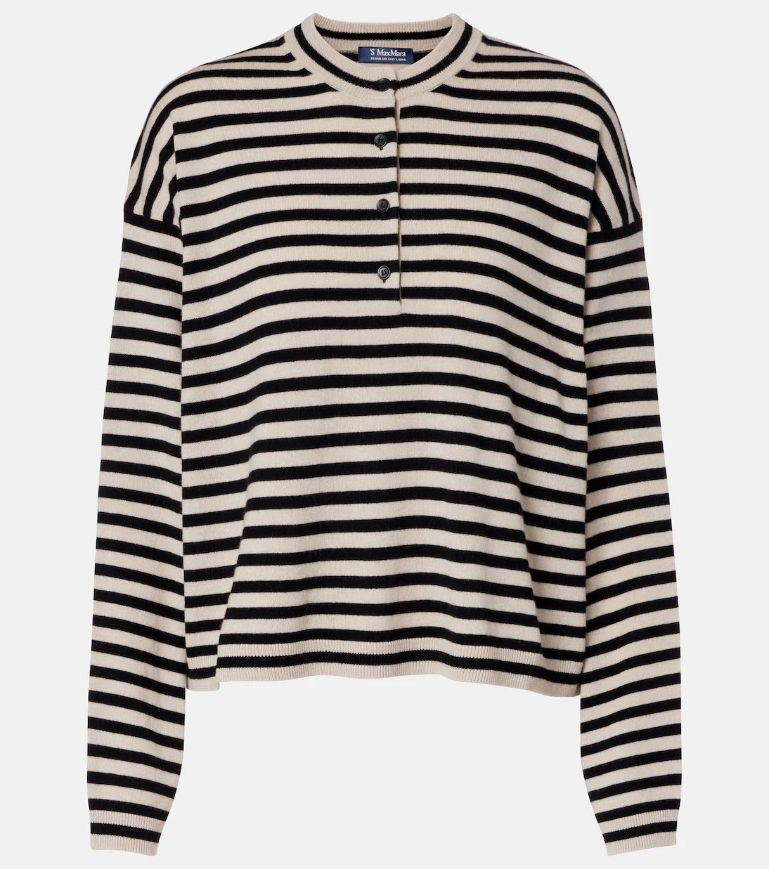 'S Max Mara - Balia striped wool sweater
