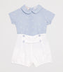 Paz Rodriguez Linen Shirt and Shorts Set (1-24 Months)