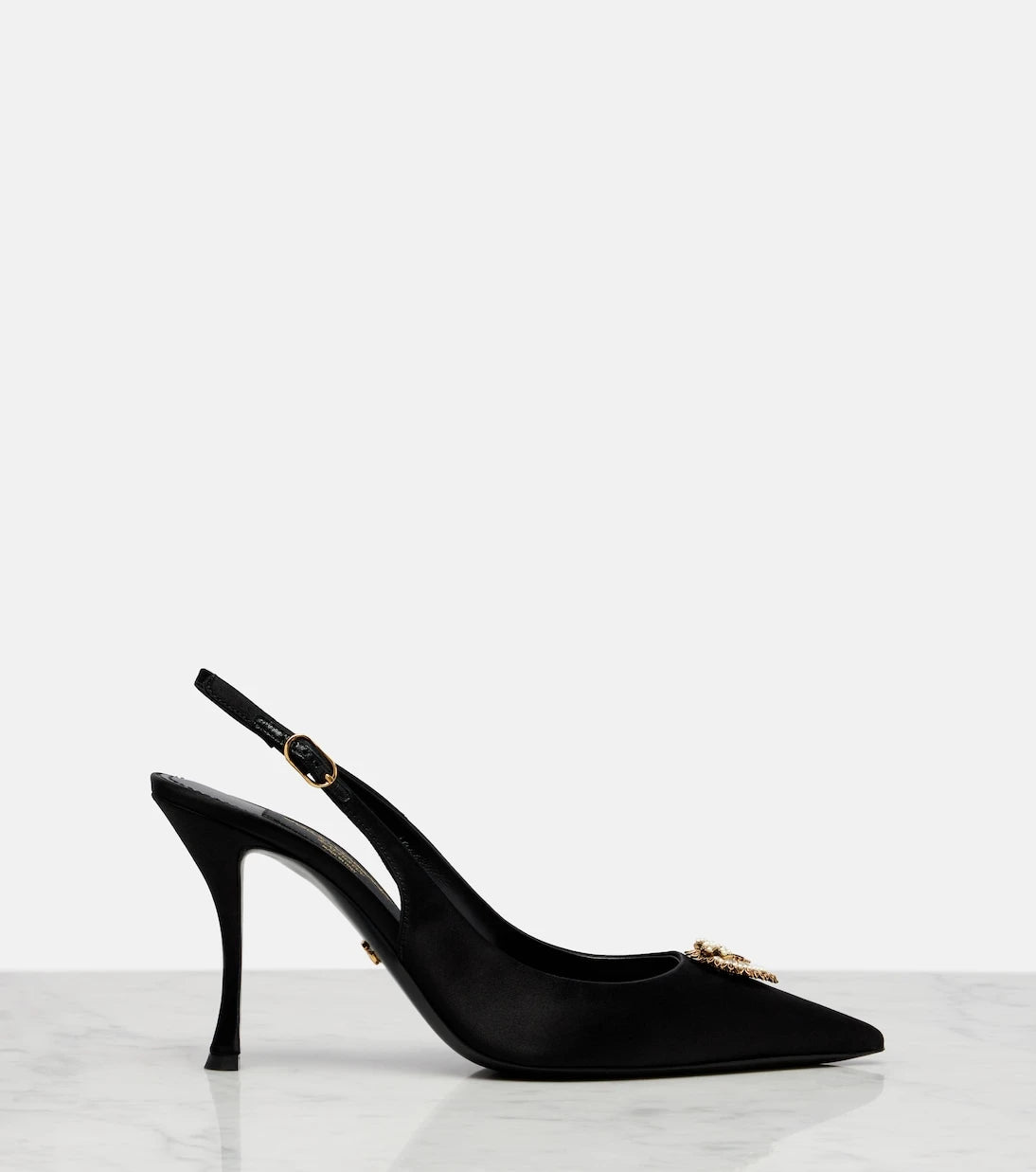 Dolce&Gabbana - حذاء ديفوشن 90 ساتان بنمط Slingback