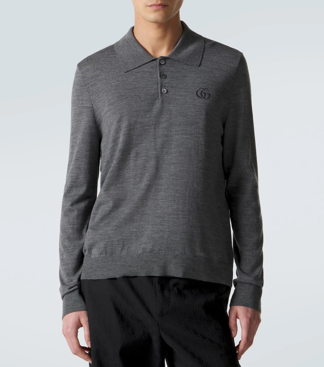 Gucci - Double G wool polo sweater
