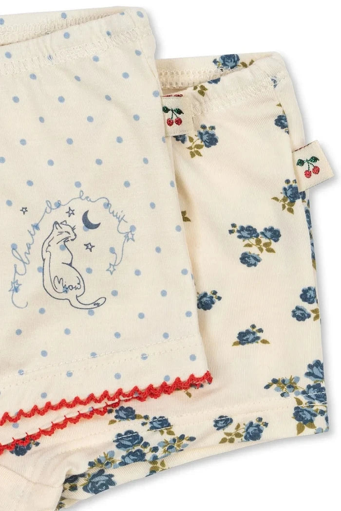 Çocuk Bikini Külot Konges Sløjd 2 PACK MIMMI MODAL HIPSTERS (2 adet)