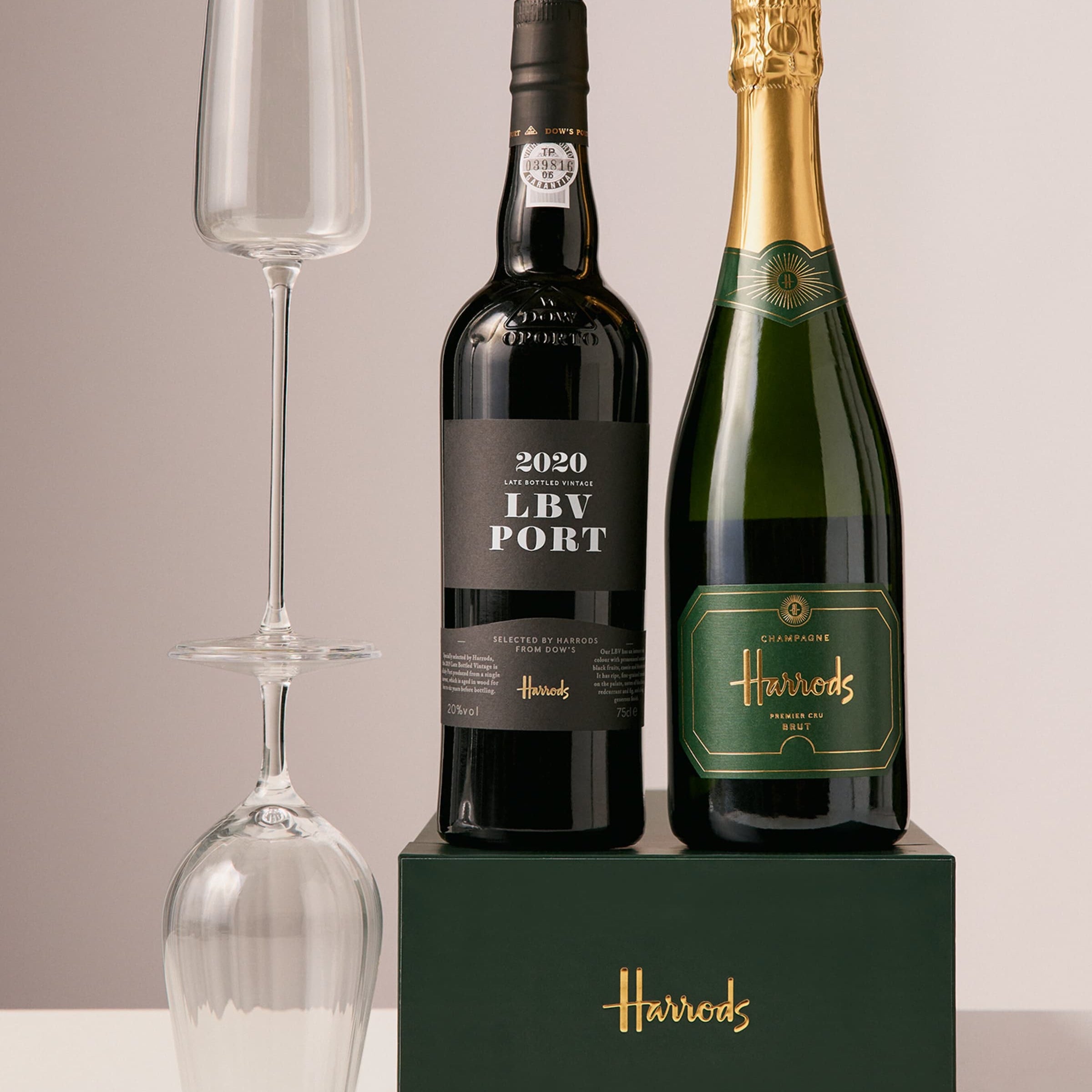 The Champagne and Port Gift Box