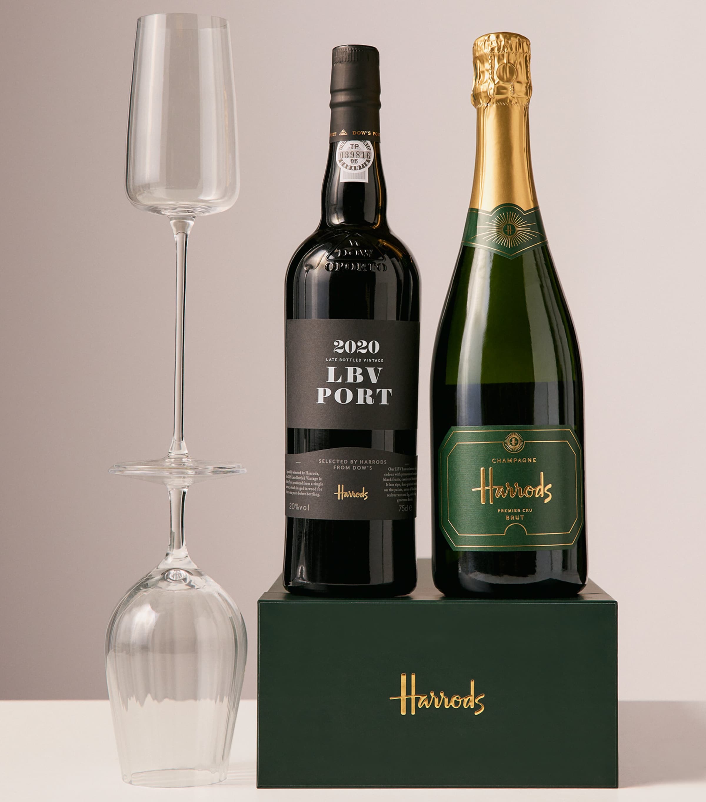The Champagne and Port Gift Box