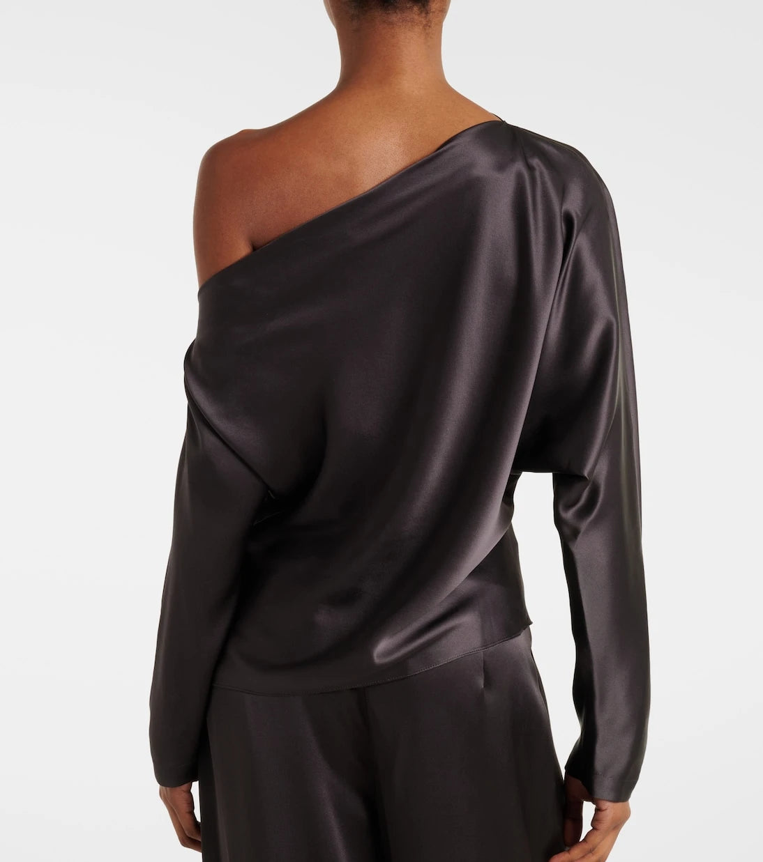 The Sei - One-shoulder silk satin top