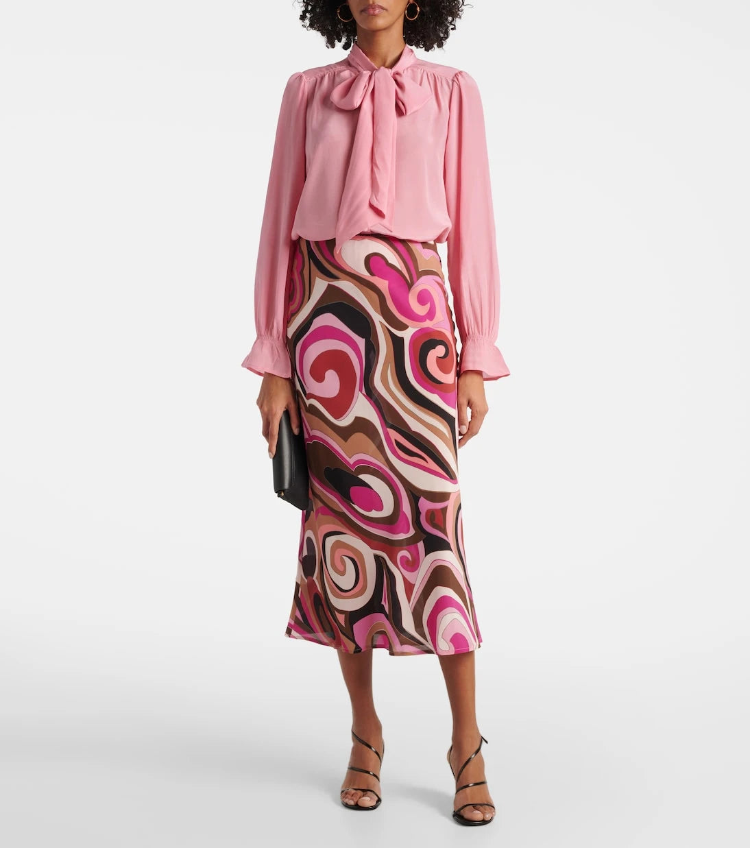 Rixo - Ardith silk maxi skirt