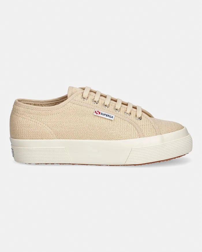Superga 2740 PLATFORM RAFFIA düşük kesim kadın sneaker