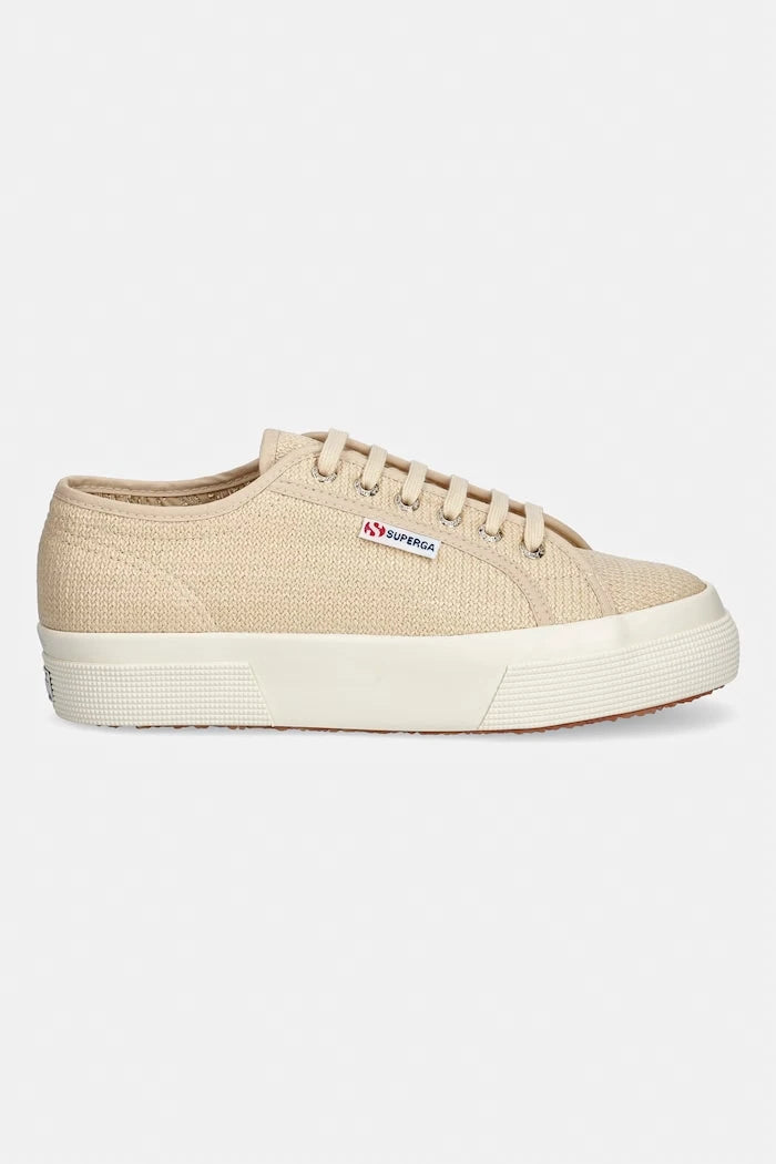 Superga 2740 PLATFORM RAFFIA düşük kesim kadın sneaker