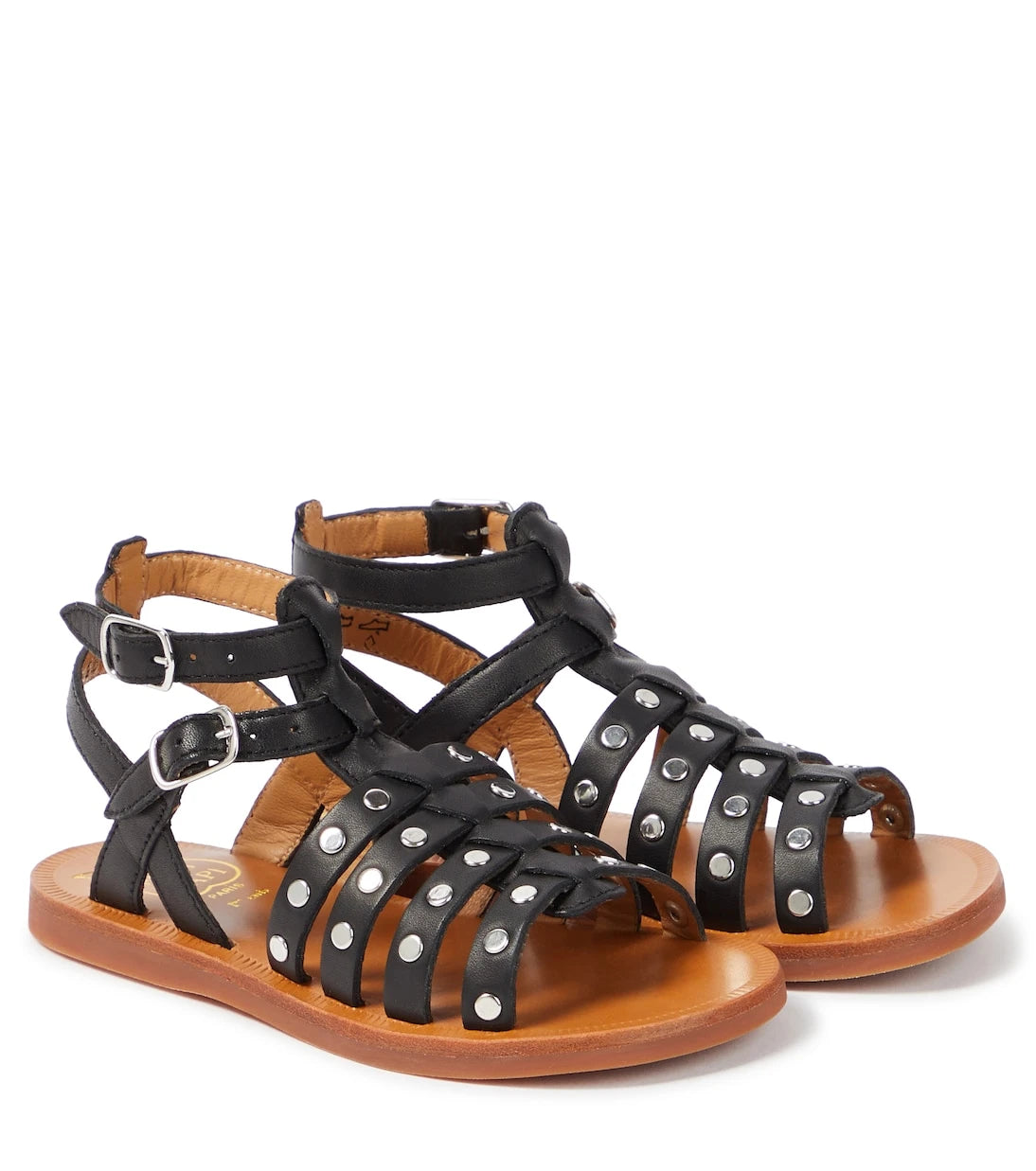 Pom d'Api - Plagette Stud studded leather sandals