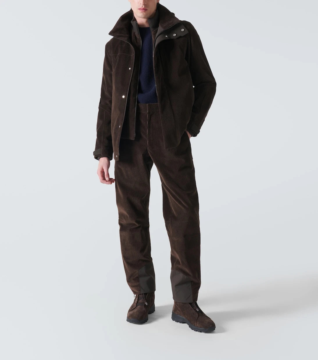 Zegna - سترة تزلج Cashco 3 في 1