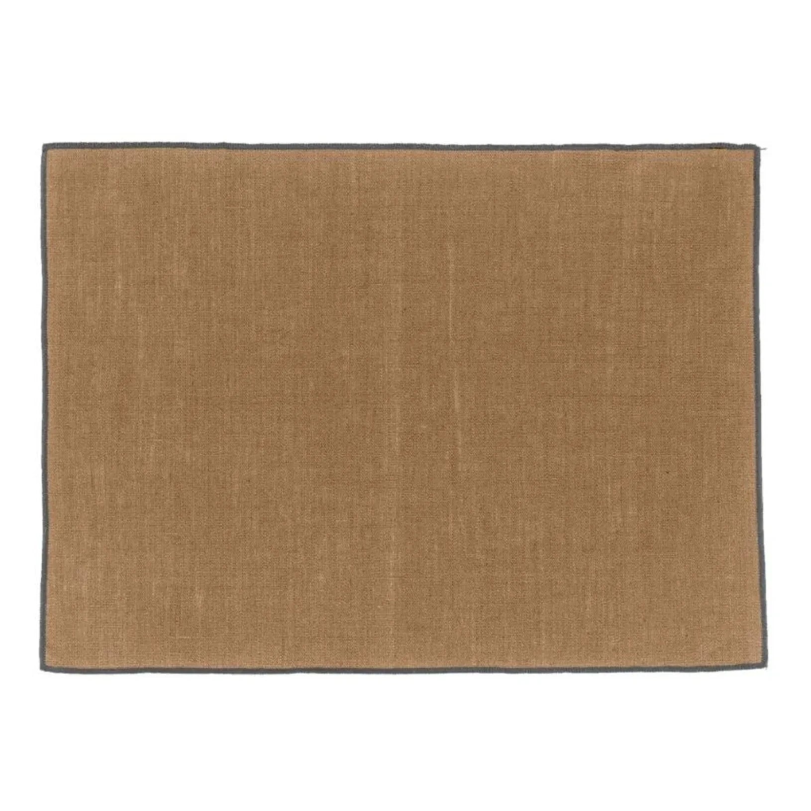 Haomy - Borgo Coated Linen Place Mat | Tabacco