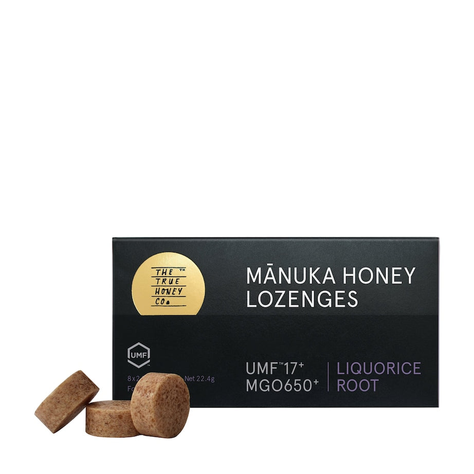 Mānuka Honey Lozenges with Liquorice Root (8 Capsules)