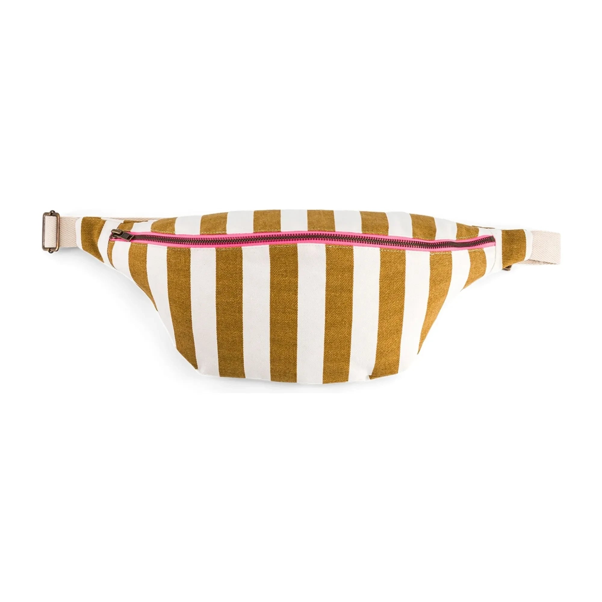 Rose in April - Striped fanny pack | Caramel