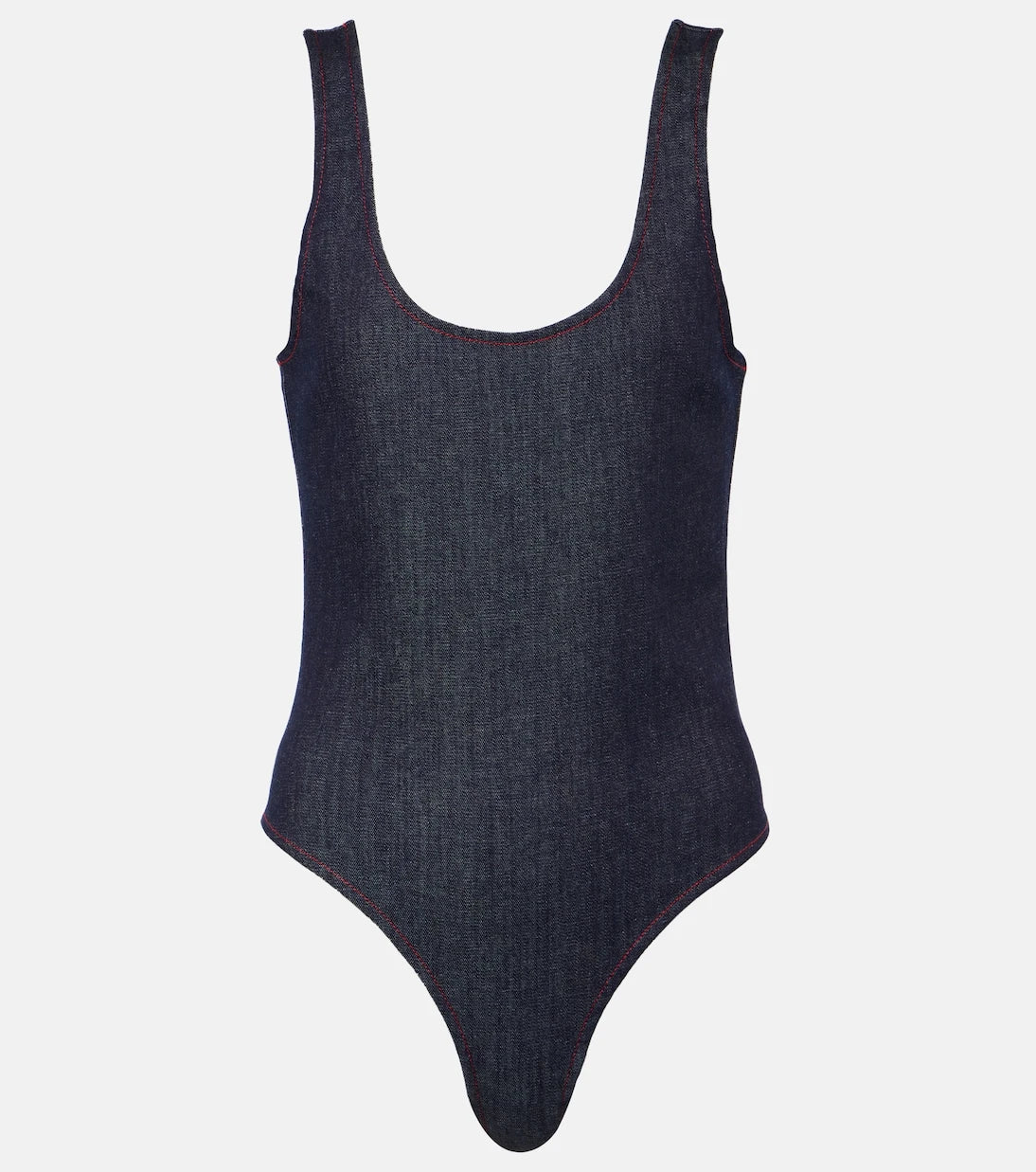 Alaïa - Denim bodysuit