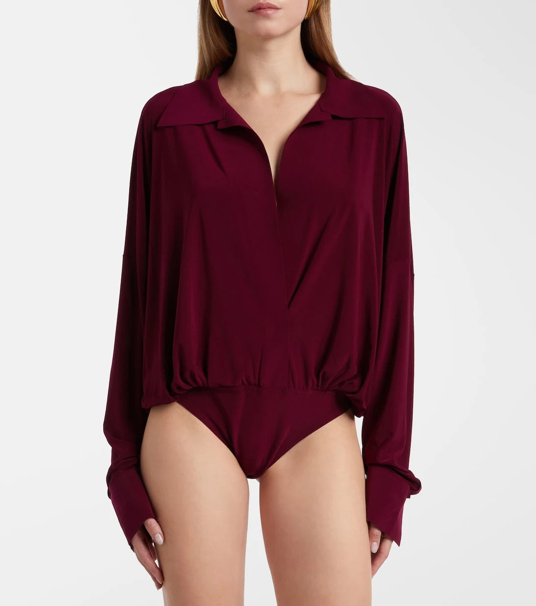 Norma Kamali - Crêpe bodysuit