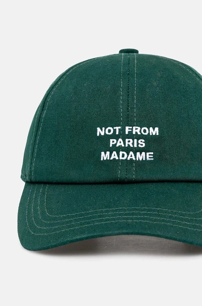 Памучна шапка с козирка Drôle de Monsieur La Casquette Slogan