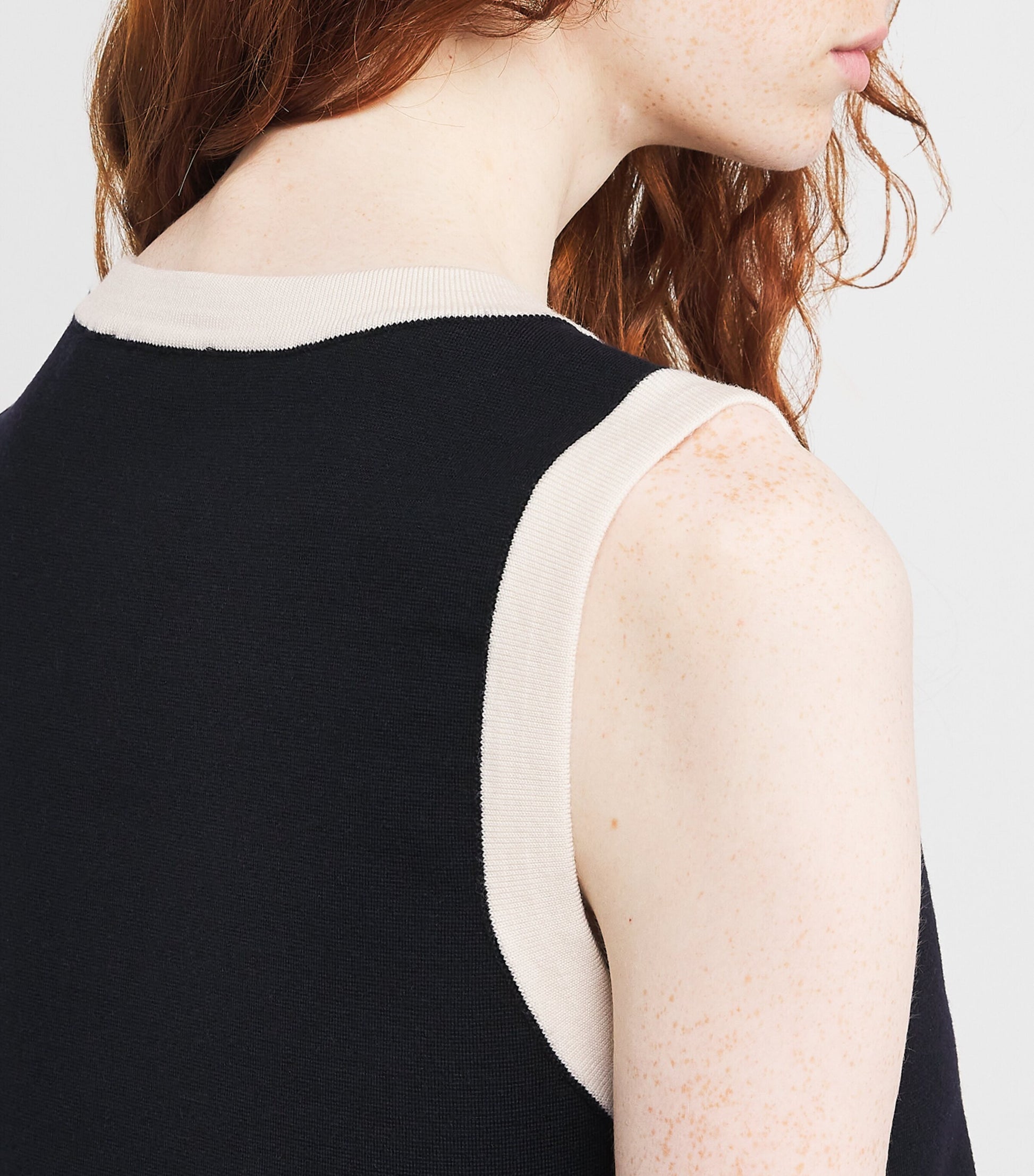 FRAME Wool-Blend The Mixed Mini Dress