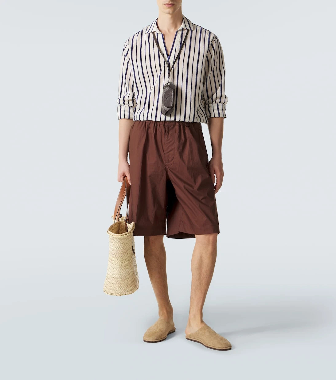 Orlebar Brown - Ridley striped cotton-blend shirt