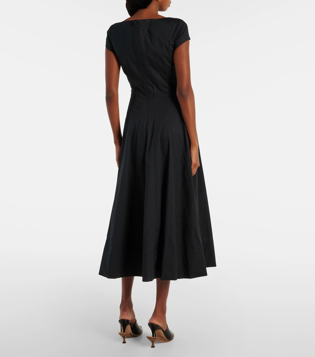 Staud - Cotton poplin midi dress