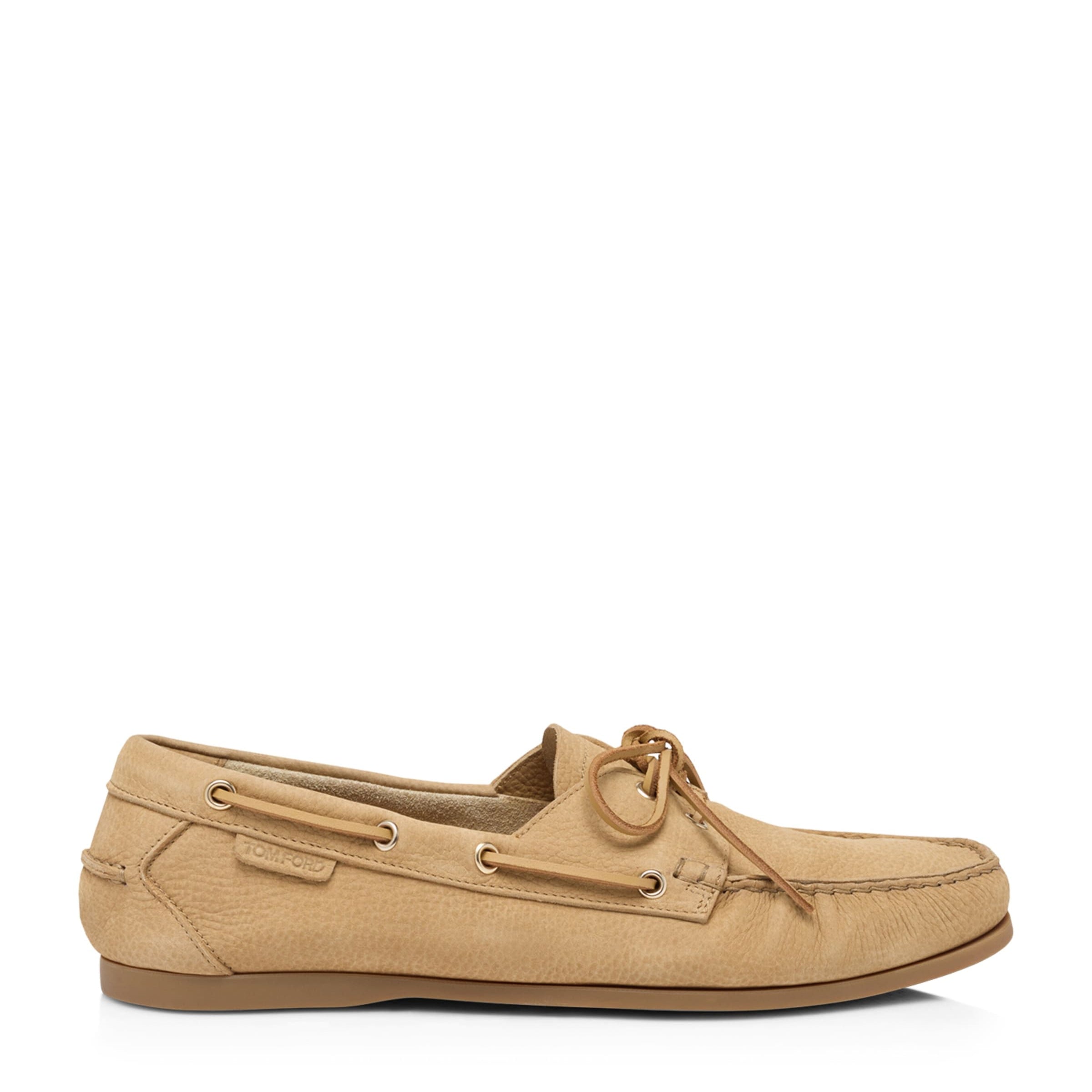 TOM FORD Nubuck Robin Boat Shoes