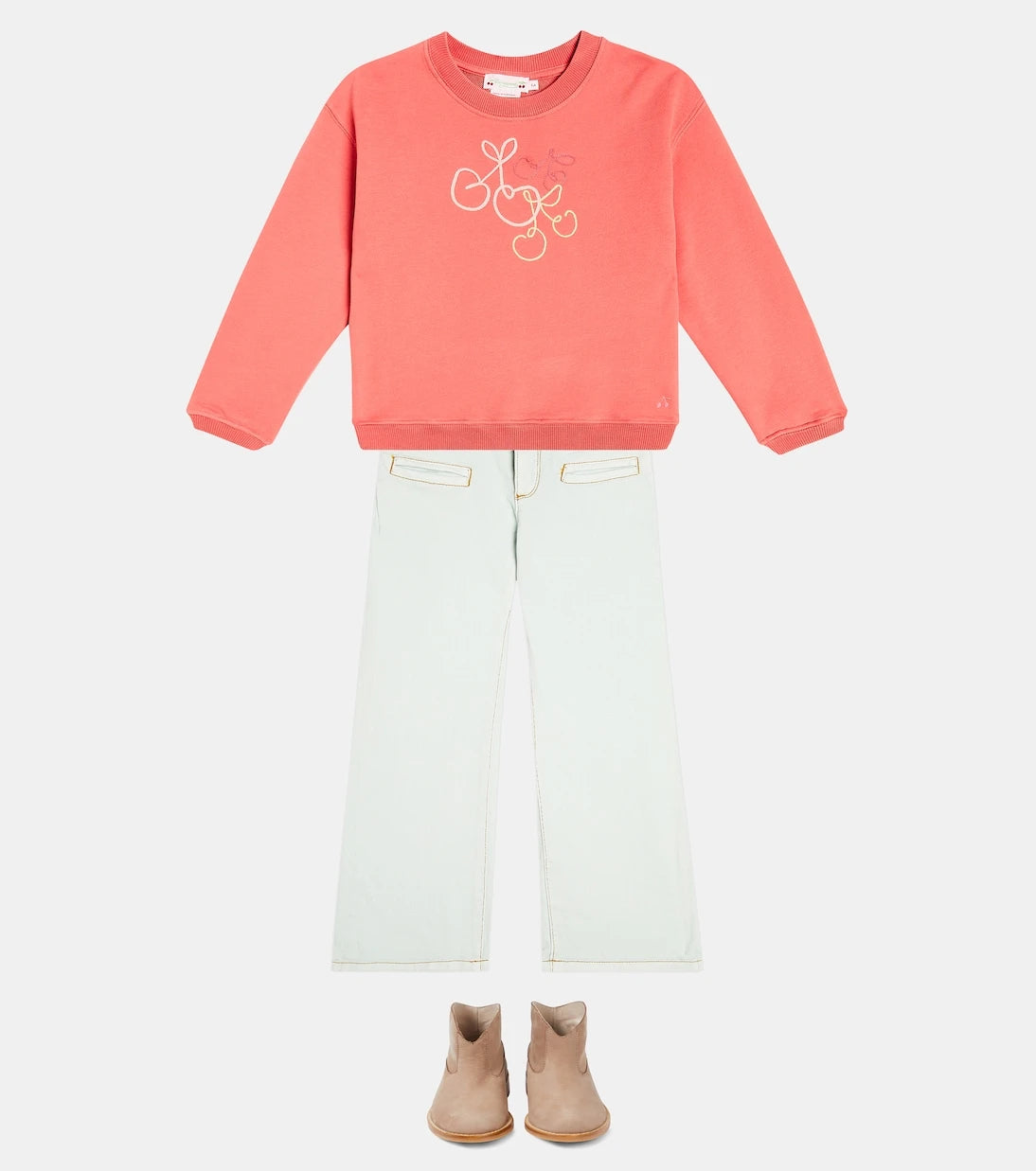 Bonpoint - Bestie mid-rise flared jeans