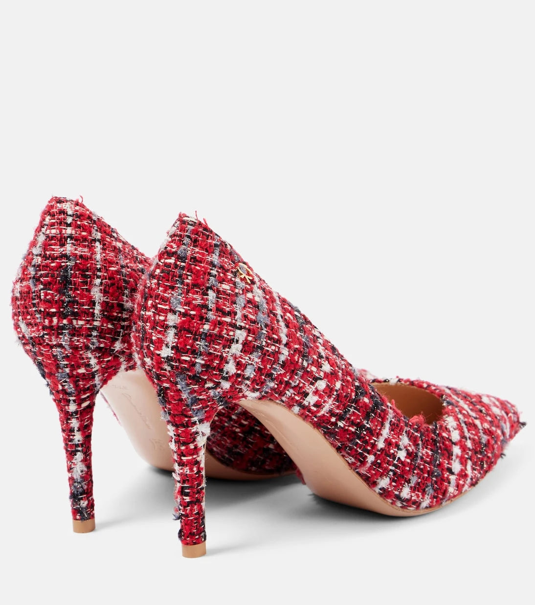 Gianvito Rossi - Buklet kumaş topuklu ayakkabı