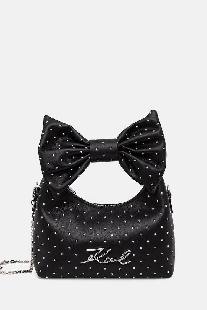 Karl Lagerfeld kadın suni deri crossbody çanta