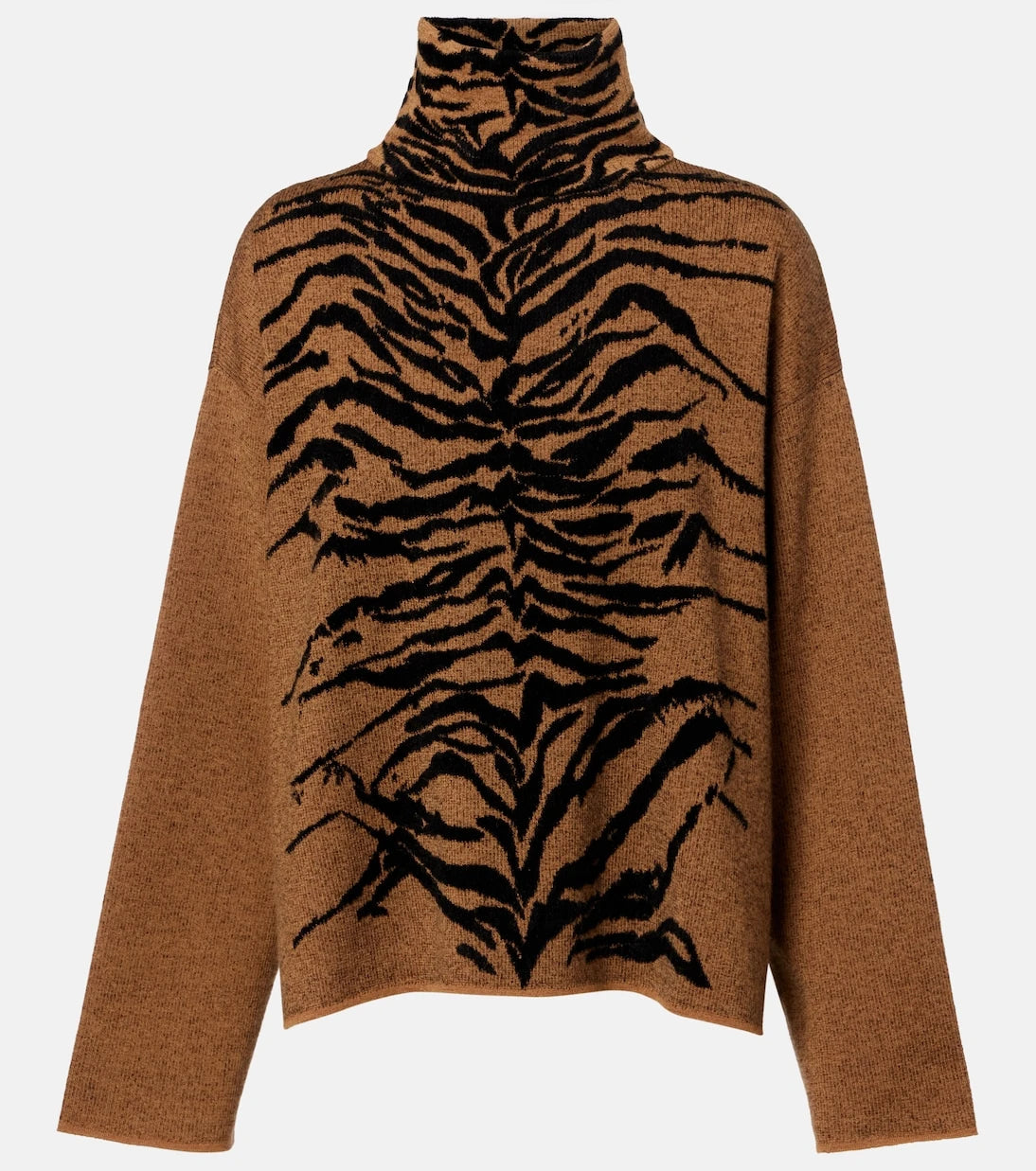 Alaïa - Jacquard turtleneck sweater