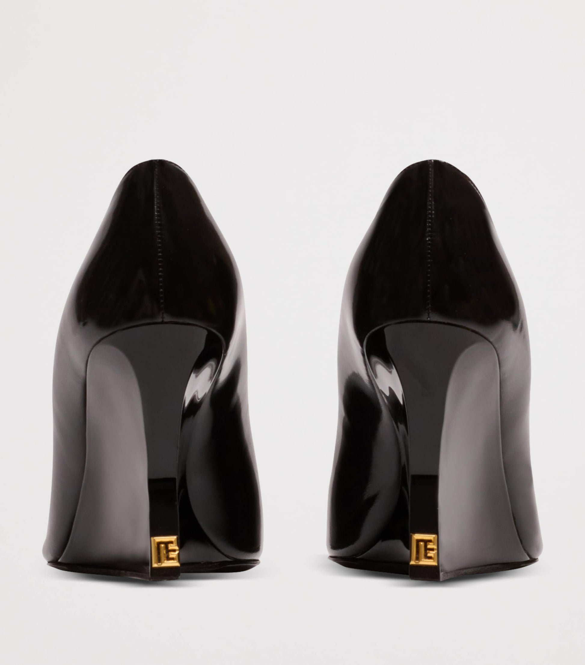 Balmain Patent Leather Wedged Pumps 95