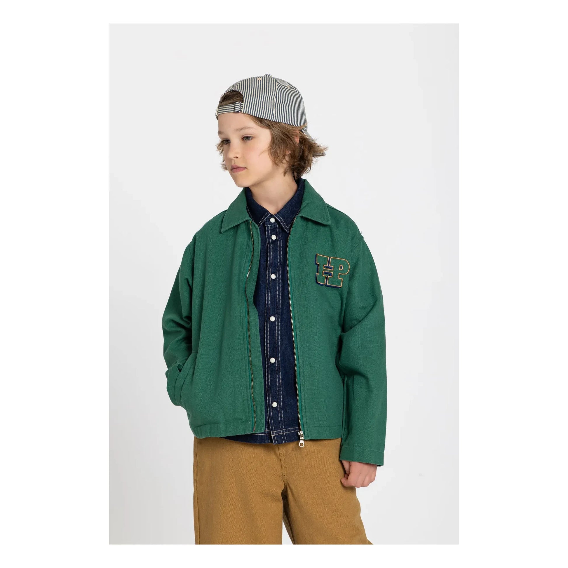 Hundred Pieces - Clock jacket | Emerald green