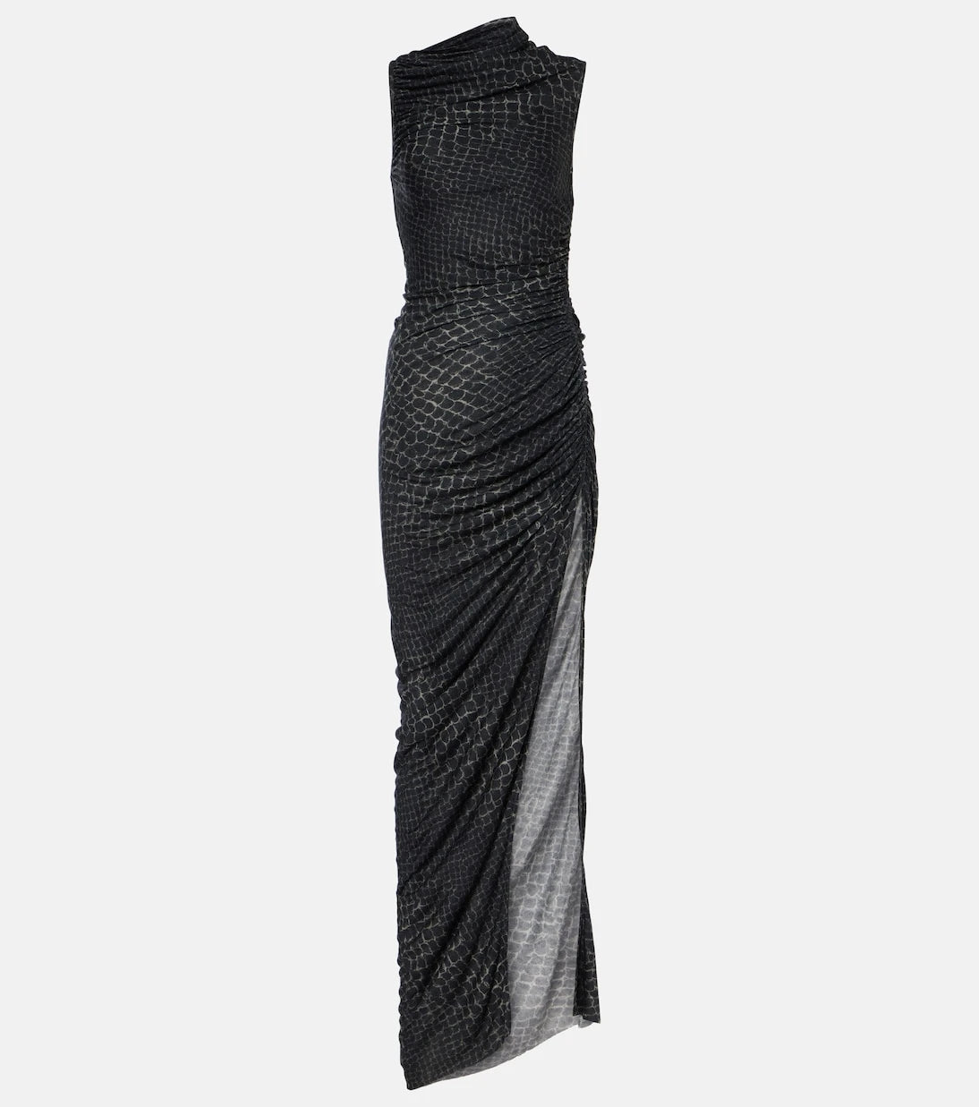 Rick Owens - Svita printed ruched jersey gown