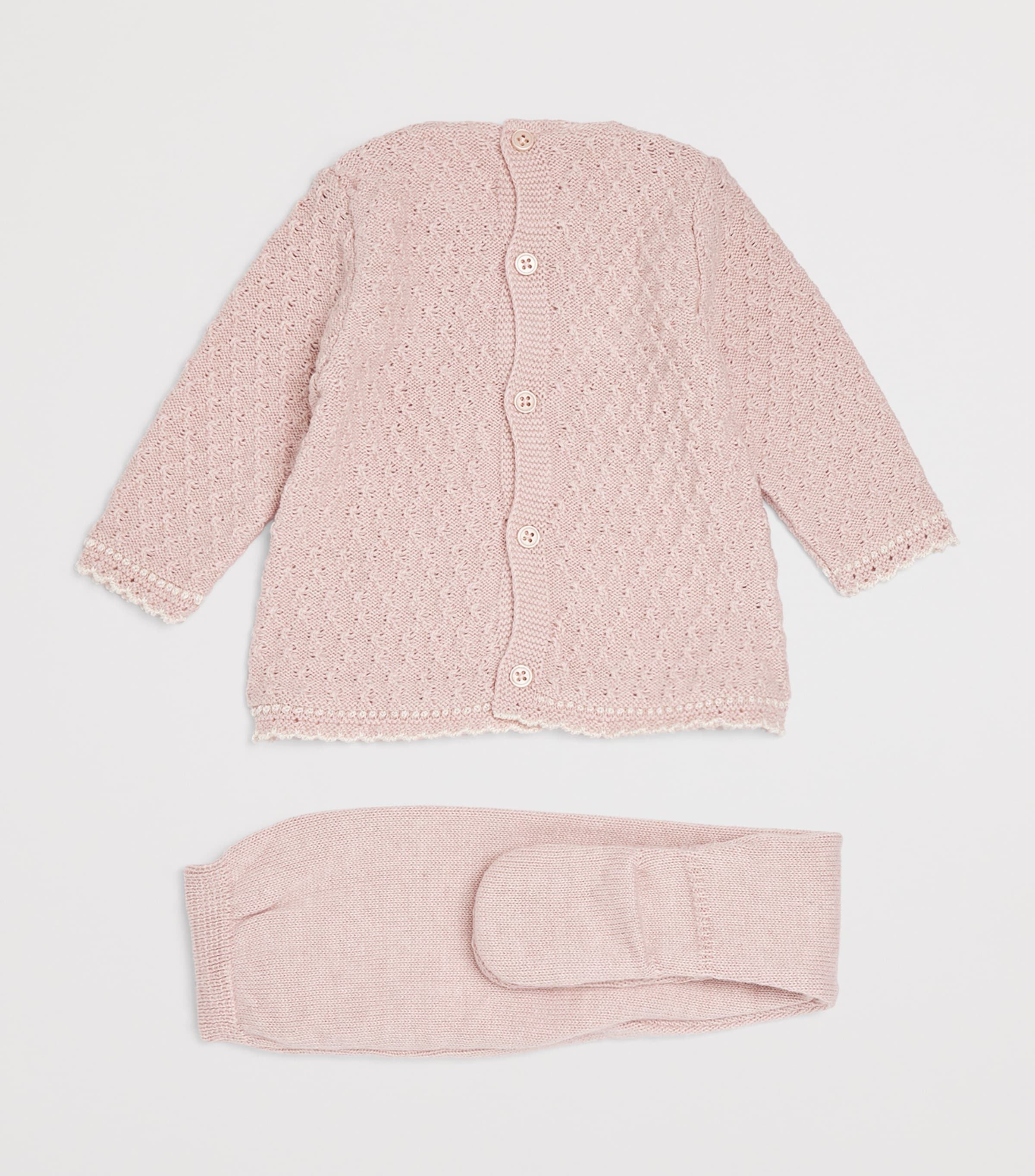 Knitted Bow Top and Leggings Set (0-12 Months)