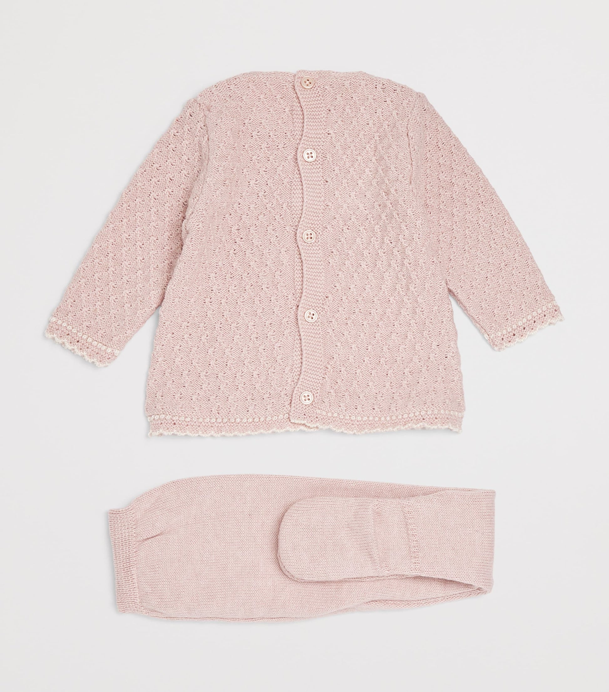 Knitted Bow Top and Leggings Set (0-12 Months)
