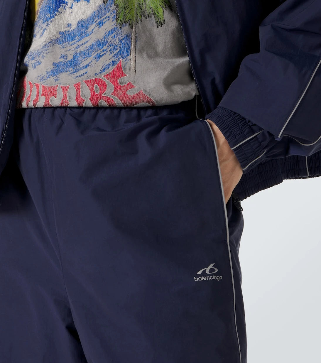 Balenciaga - Cotton-blend track pants