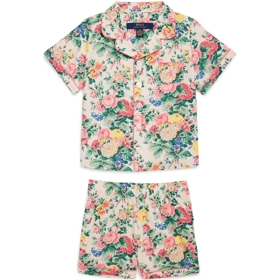 Ralph Lauren Kids Cotton Shirt and Shorts Set (7-14 Years)